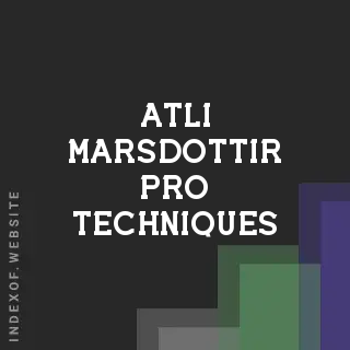 Atli Marsdottir Pro Techniques | Indexof