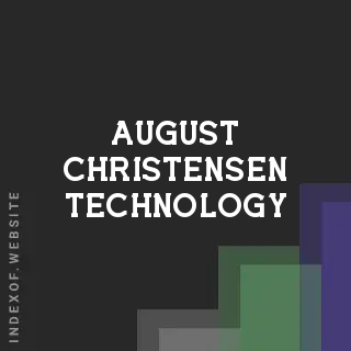 August Christensen Technology | Indexof