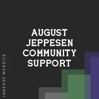 August Jeppesen Community Support | Indexof