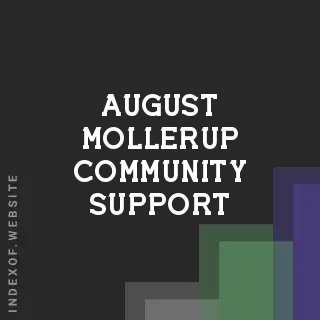 August Mollerup Community Support | Indexof