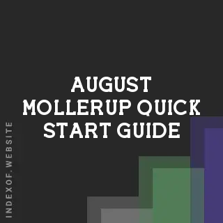 August Mollerup Quick Start Guide | Indexof
