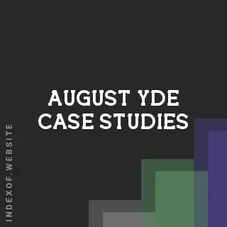 August Yde Case Studies | Indexof