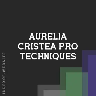 Aurelia Cristea Pro Techniques | Indexof