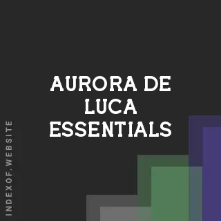 Aurora De Luca Essentials | Indexof