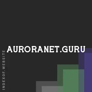 auroranet.guru by Mahendra Ritonga site -  Indexof