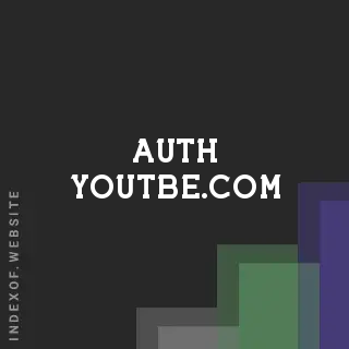 auth-youtbe.com by Rolando Hernandez site -  Indexof