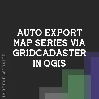 Auto-Export Map Series via Grid/Cadaster in QGIS | Atlas Tutorial