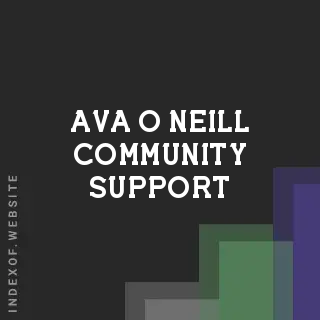 Ava O Neill Community Support | Indexof