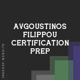 Avgoustinos Filippou Certification Prep | Indexof