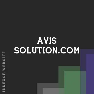 avis-solution.com by Surachai Rungsiri site -  Indexof