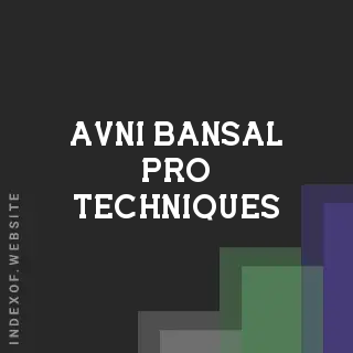 Avni Bansal Pro Techniques | Indexof