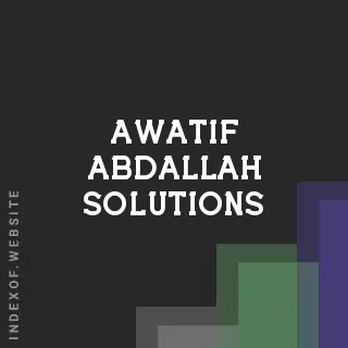 Awatif Abdallah Solutions | Indexof