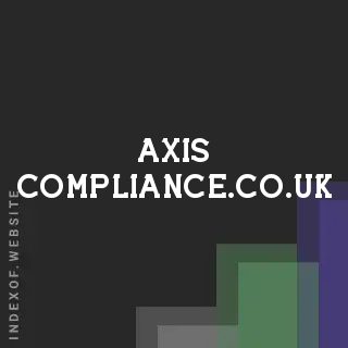 axis-compliance.co.uk by Despina Zenonos site -  Indexof