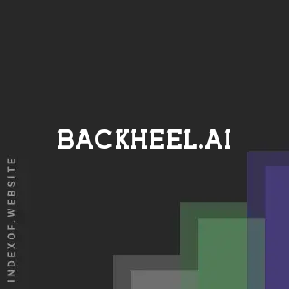 backheel.ai by Lia Papaevagorou site -  Indexof