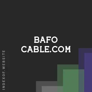 bafo-cable.com by Anika Banu site -  Indexof