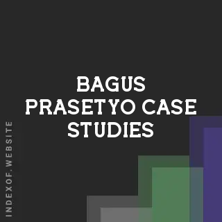 Bagus Prasetyo Case Studies | Indexof