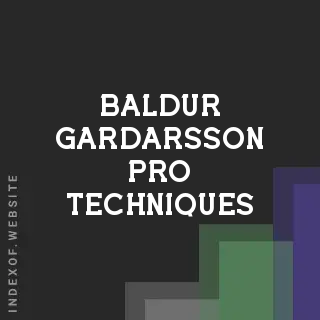 Baldur Gardarsson Pro Techniques | Indexof