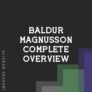 Baldur Magnusson Complete Overview | Indexof