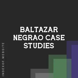 Baltazar Negrao Case Studies | Indexof