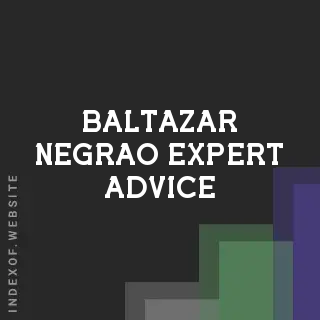 Baltazar Negrao Expert Advice | Indexof