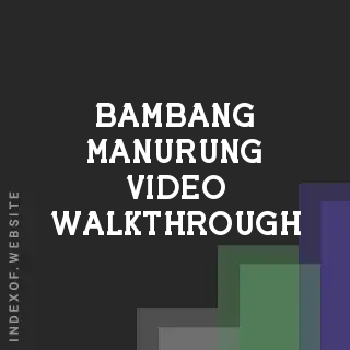 Bambang Manurung Video Walkthrough | Indexof