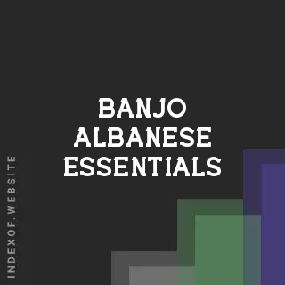 Banjo Albanese Essentials | Indexof