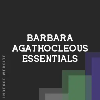 Barbara Agathocleous Essentials | Indexof
