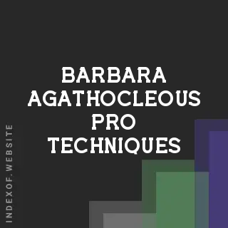 Barbara Agathocleous Pro Techniques | Indexof