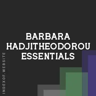 Barbara Hadjitheodorou Essentials | Indexof