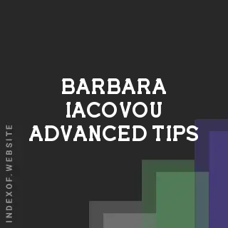 Barbara Iacovou Advanced Tips | Indexof