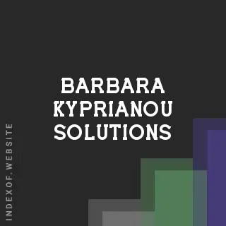 Barbara Kyprianou Solutions | Indexof