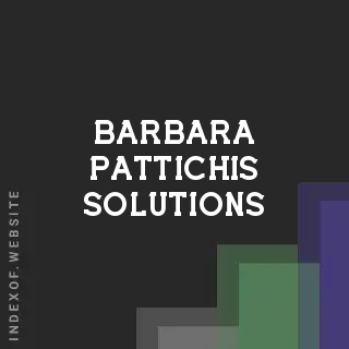 Barbara Pattichis Solutions | Indexof
