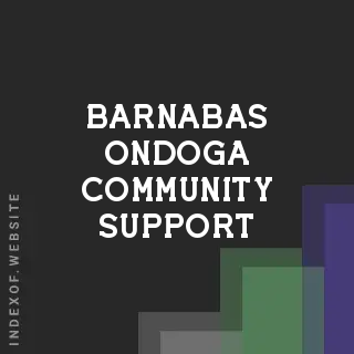 Barnabas Ondoga Community Support | Indexof