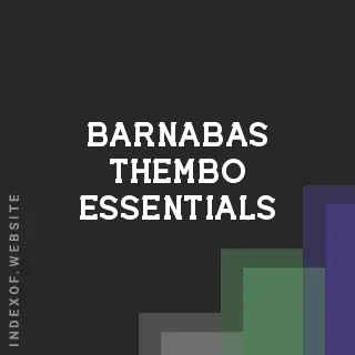 Barnabas Thembo Essentials | Indexof