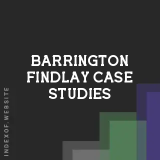 Barrington Findlay Case Studies | Indexof