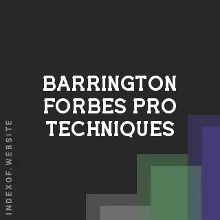 Barrington Forbes Pro Techniques | Indexof