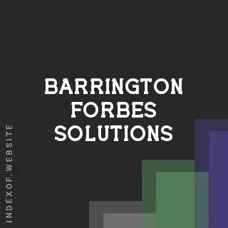 Barrington Forbes Solutions | Indexof
