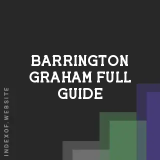 Barrington Graham Full Guide | Indexof