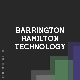 Barrington Hamilton Technology | Indexof