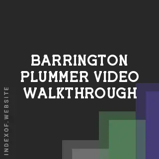 Barrington Plummer Video Walkthrough | Indexof
