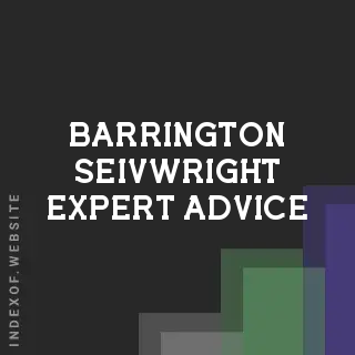 Barrington Seivwright Expert Advice | Indexof