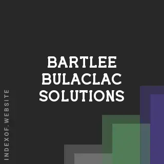 Bartlee Bulaclac Solutions | Indexof