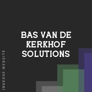 Bas van de Kerkhof Solutions | Indexof