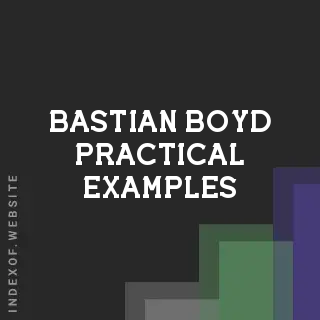 Bastian Boyd Practical Examples | Indexof