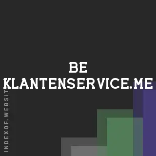 be-klantenservice.me by Edwin Kabagambe site -  Indexof