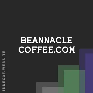 beannacle-coffee.com by Helle Christiansen site -  Indexof