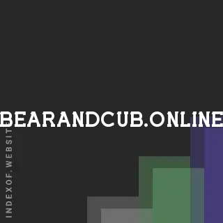 bearandcub.online by Paola Martinelli site -  Indexof