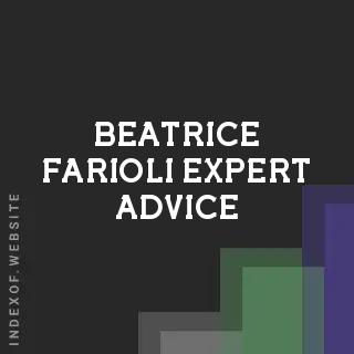 Beatrice Farioli Expert Advice | Indexof