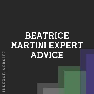 Beatrice Martini Expert Advice | Indexof