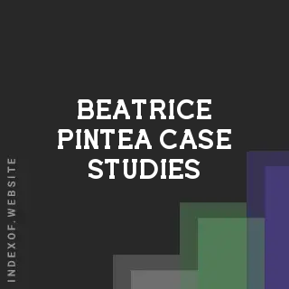 Beatrice Pintea Case Studies | Indexof
